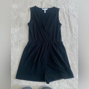 BCBG Black Sleeveless Romper